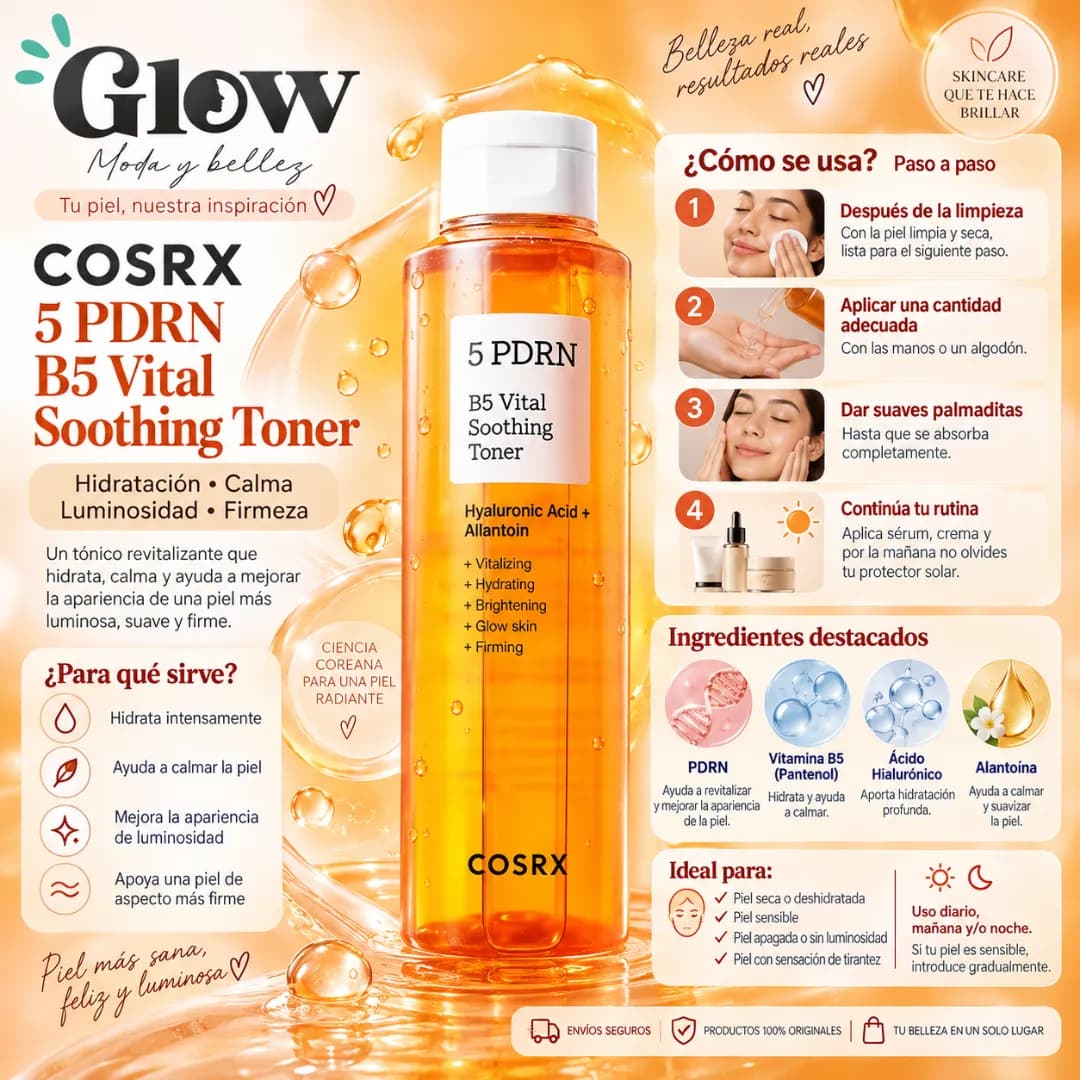Cosrx - 5 PDRN B5 Vital Soothing Toner - Imagen 2
