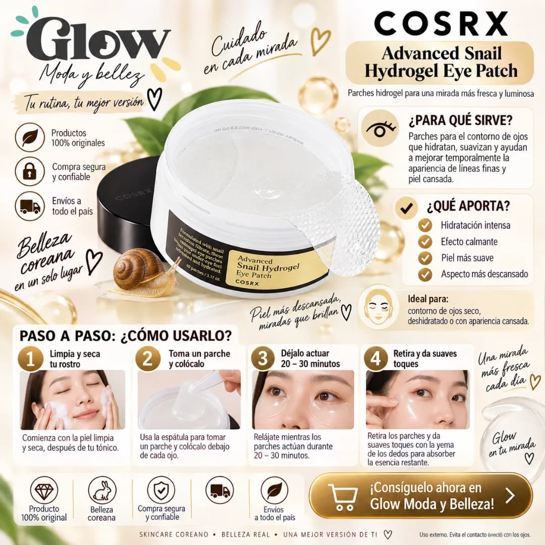 Cosrx - Advanced Snail Hydrogel Eye Patch - Imagen 2