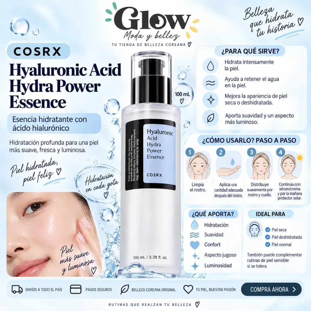 Cosrx - Hyaluronic Acid Hydra Power Essence - Imagen 2