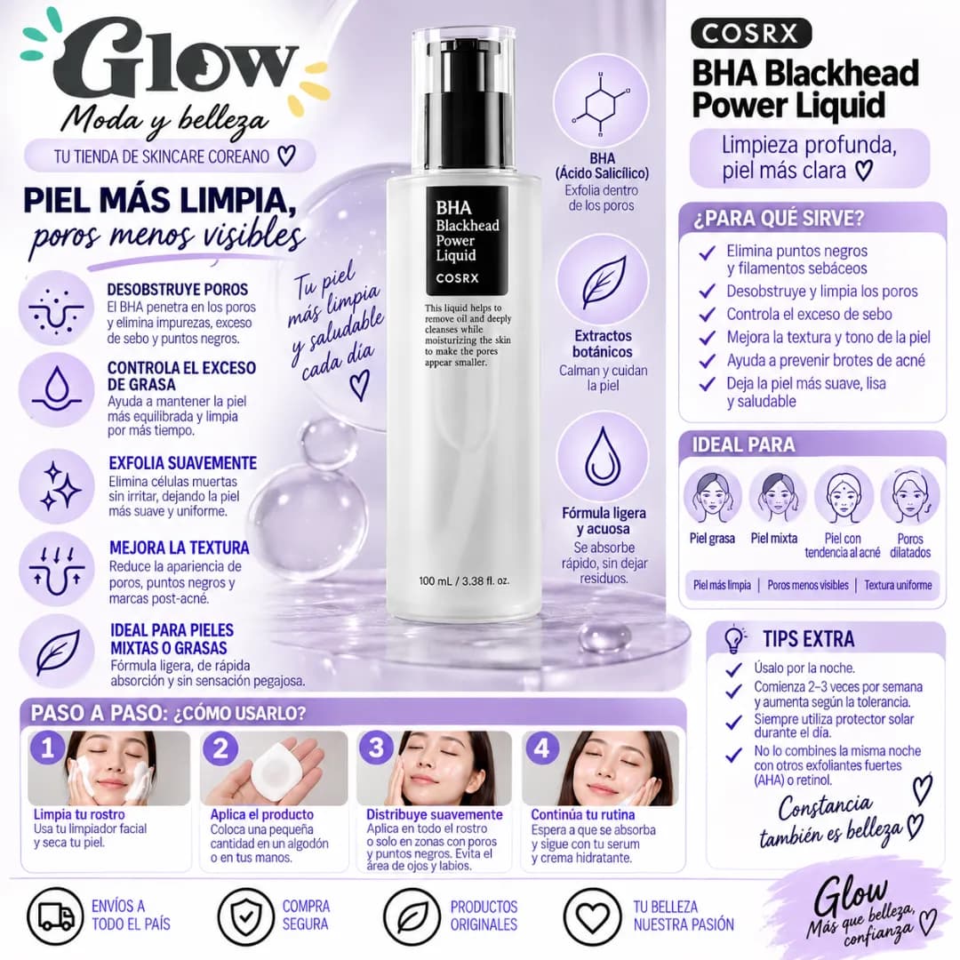 Cosrx - BHA Blackhead Power Liquid - Imagen 2