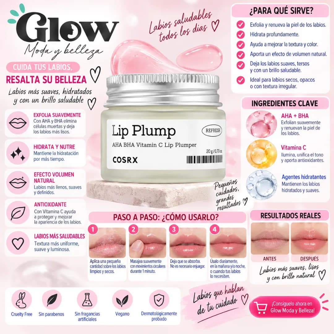 Cosrx - Refresh AHA BHA Vitamin C Lip Plumper - Imagen 2