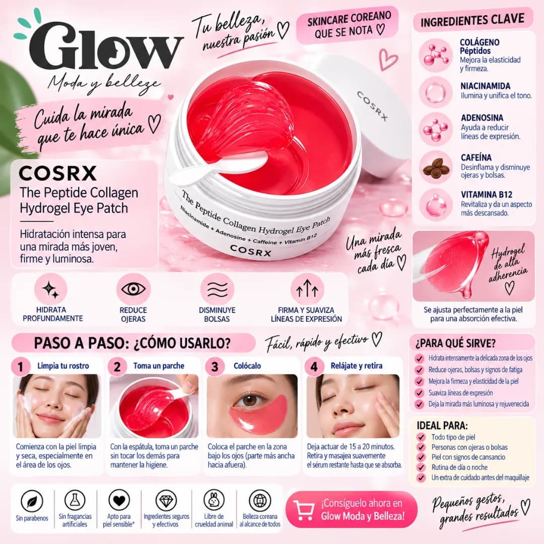 Cosrx - The Peptide Collagen Hydrogel Eye Patch - Imagen 2
