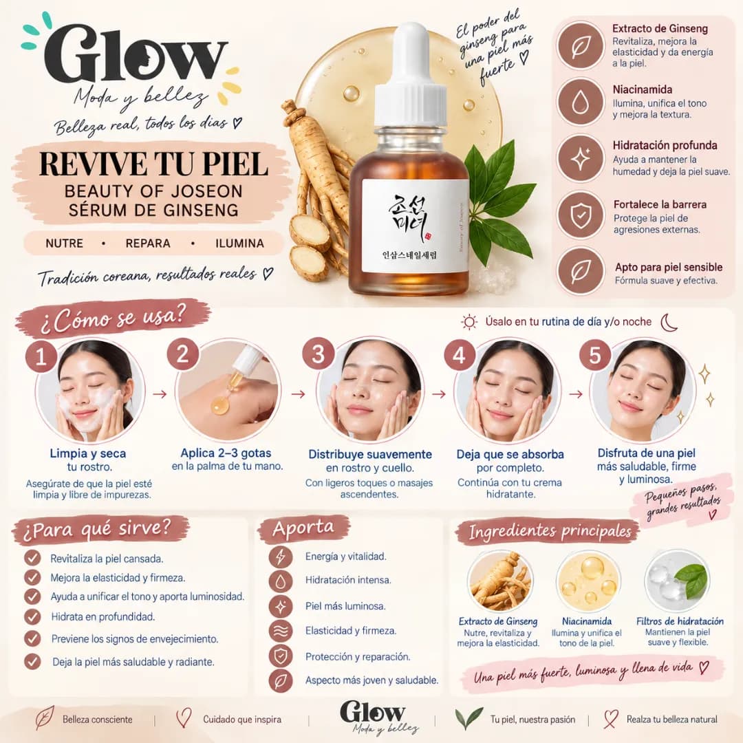 Beauty of Joseon - Revive Serum: Ginseng + Snail Mucin - Imagen 2