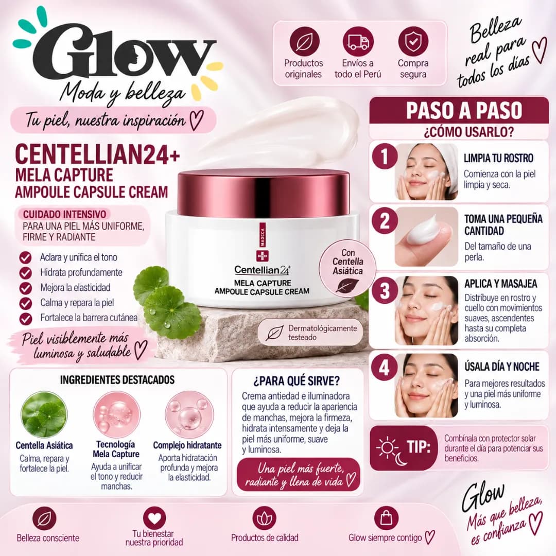 Centellian24 - Madeca Mela Capture Ampoule Capsule Cream - Imagen 2