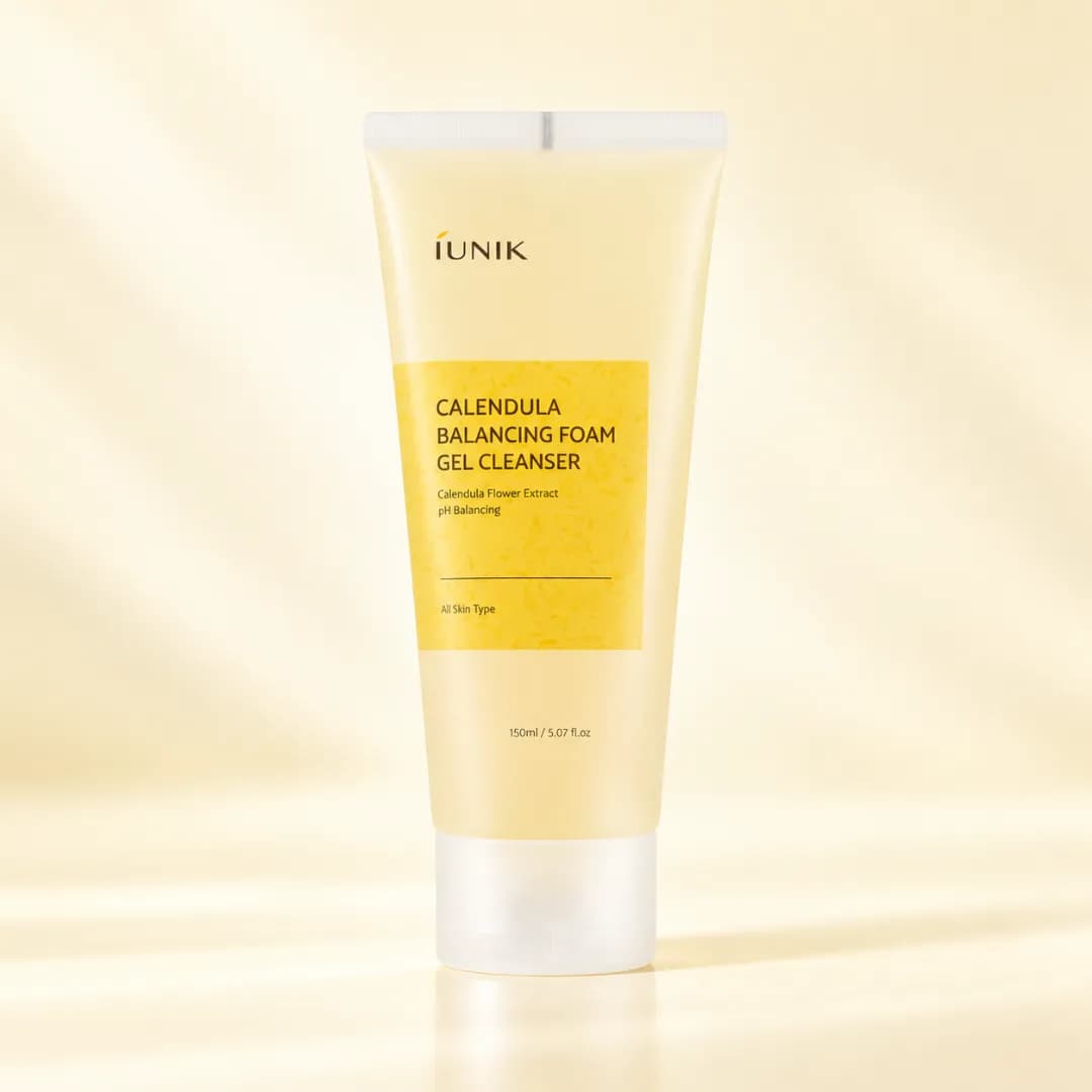 Iunik - Calendula Balancing Foam Gel Cleanser - Imagen 1