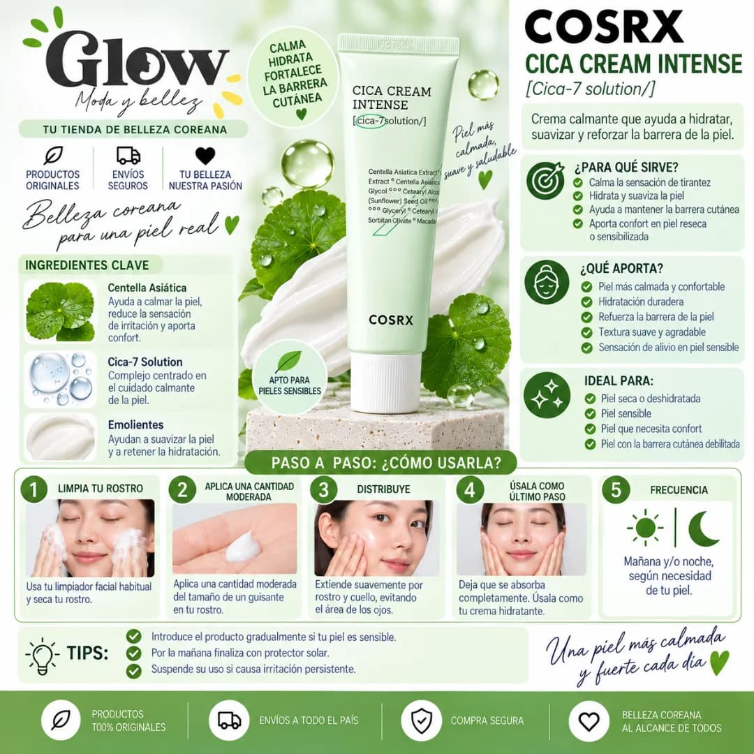 Cosrx - Pure Fit Cica Cream Intense - Imagen 2