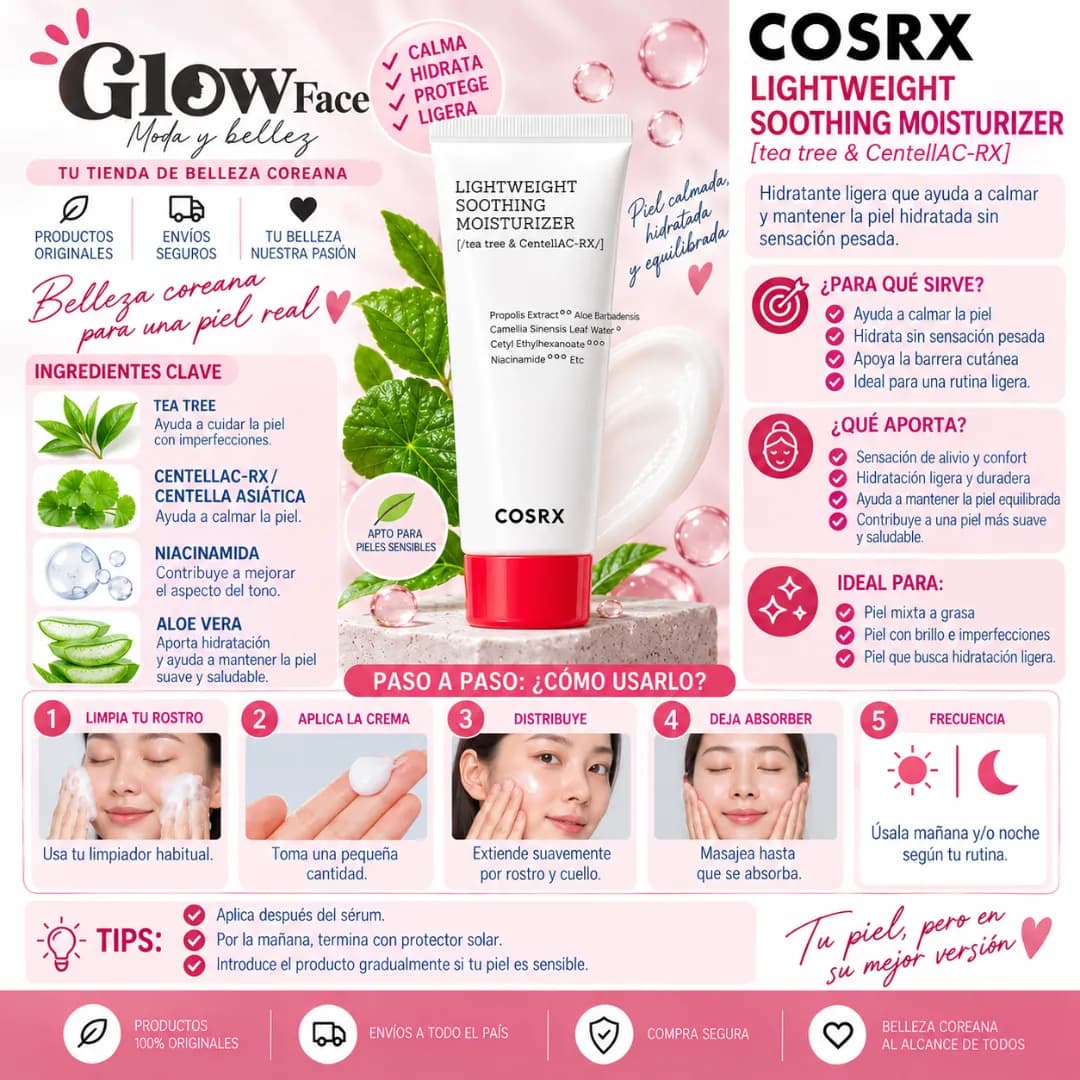 Cosrx - AC Collection Lightweight Soothing Moisturizer - Imagen 2