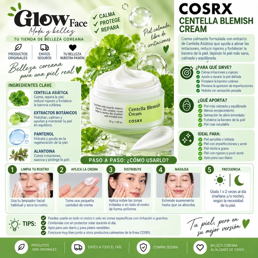 Cosrx - Centella Blemish Cream - Imagen 2