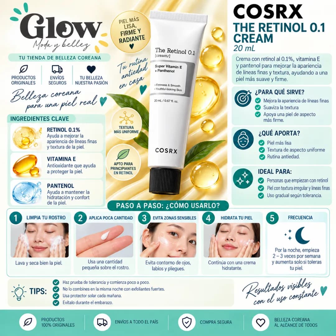 Cosrx - The Retinol 0.1 Cream - Imagen 2