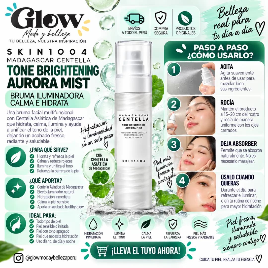 Skin1004 - Tone Brightening Aurora Mist - Imagen 2
