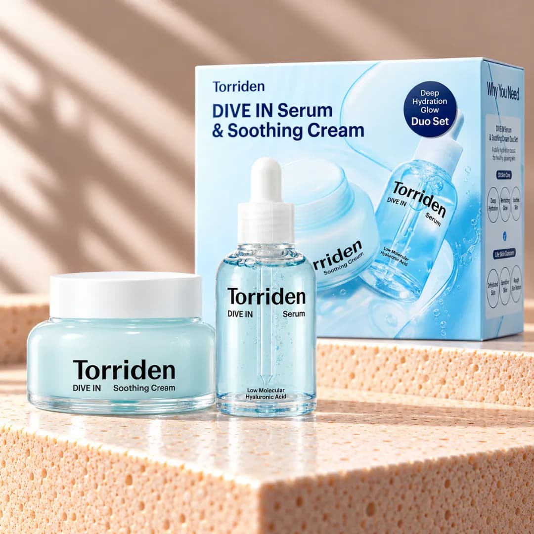 Torriden - Dive In Serum & Soothing Cream Set - Imagen 1